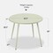 Best Choice Products Round Mid-Century Modern 35.5in Dining Table, Dinette for Home or Kitchen w/Wood Finish Steel Legs​